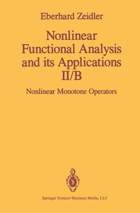 Enlarge image Cover: Nonlinear Functional Analysis and its Applications - Springer