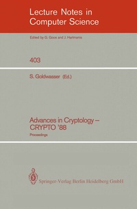 Abbildung von: Advances in Cryptology - CRYPTO '88 - Springer