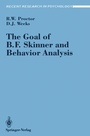 Cover: The Goal of B. F. Skinner and Behavior Analysis - Springer