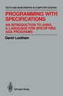 Cover: Programming with Specifications - Springer