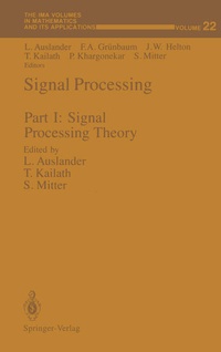 Enlarge image Cover: Signal Processing - Springer