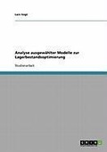 Cover: Analyse ausgew&auml;hlter Modelle zur Lagerbestandsoptimierung - GRIN Verlag