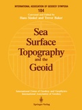 Cover: Sea Surface Topography and the Geoid - Springer