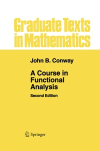 Abbildung von: A Course in Functional Analysis - Springer