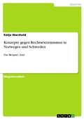 Cover: Konzepte gegen Rechtsextremismus in Norwegen und Schweden - GRIN Verlag