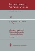 Cover: Algebraic Logic and Universal Algebra in Computer Science - Springer