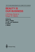 Cover: Beauty Is Our Business - Springer