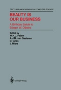 Cover: Beauty Is Our Business - Springer