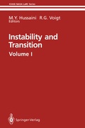 Cover: Instability and Transition - Springer