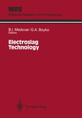 Cover: Electroslag Technology - Springer