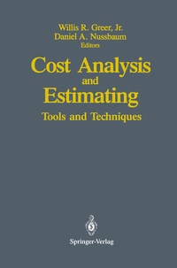 Enlarge image Cover: Cost Analysis and Estimating - Springer