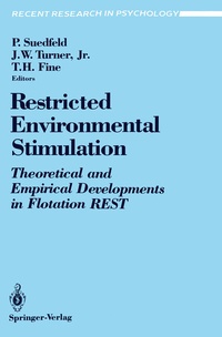 Enlarge image Cover: Restricted Environmental Stimulation - Springer