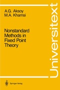 Cover: Nonstandard Methods in Fixed Point Theory - Springer