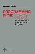 Cover: Programming in the 1990s - Springer