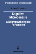 Cover: Cognitive Microgenesis - Springer