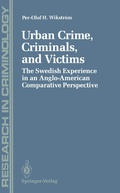 Cover: Urban Crime, Criminals, and Victims - Springer