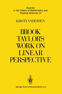 Enlarge image Cover: Brook Taylor's Work on Linear Perspective - Springer