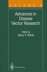 Enlarge image Cover: Advances in Disease Vector Research - Springer