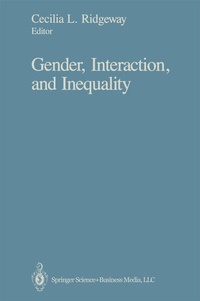 Enlarge image Cover: Gender, Interaction, and Inequality - Springer