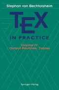 Cover: TEX in Practice - Springer