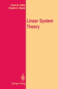 Enlarge image Cover: Linear System Theory - Springer