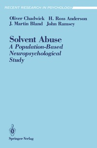 Enlarge image Cover: Solvent Abuse - Springer