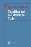 Cover: Cognition and the Menstrual Cycle - Springer