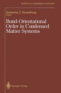 Cover: Bond-Orientational Order in Condensed Matter Systems - Springer