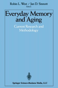 Enlarge image Cover: Everyday Memory and Aging - Springer