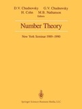 Cover: Number Theory - Springer