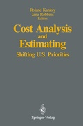 Cover: Cost Analysis and Estimating - Springer