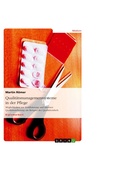 Cover: Qualitaetsmanagementsysteme in der Pflege - Grin Verlag