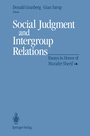 Cover: Social Judgment and Intergroup Relations - Springer