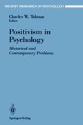 Cover: Positivism in Psychology - Springer