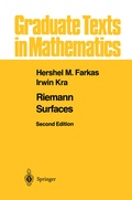 Cover: Riemann Surfaces - Springer