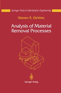 Abbildung von: Analysis of Material Removal Processes - Springer