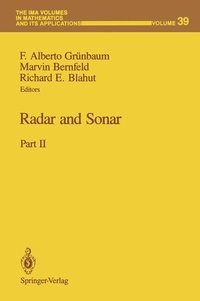 Enlarge image Cover: Radar and Sonar - Springer