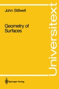 Cover: Geometry of Surfaces - Springer