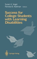 Cover: Success for College Students with Learning Disabilities - Springer