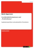 Cover: Gesellschaftsformationen und "Postfordismus" - GRIN Verlag