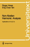 Cover: Non-Abelian Harmonic Analysis - Springer