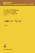 Cover: Radar and Sonar - Springer