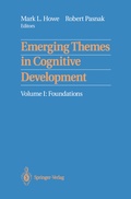 Cover: Emerging Themes in Cognitive Development - Springer