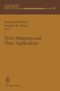 Cover: Twist Mappings and Their Applications - Springer