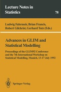 Cover: Advances in GLIM and Statistical Modelling - Springer