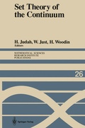 Cover: Set Theory of the Continuum - Springer