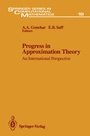 Cover: Progress in Approximation Theory - Springer