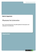Cover: Phantasia bei Aristoteles - GRIN Verlag