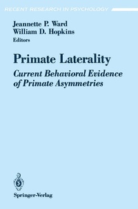 Enlarge image Cover: Primate Laterality - Springer