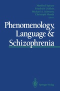 Cover: Phenomenology, Language & Schizophrenia - Springer